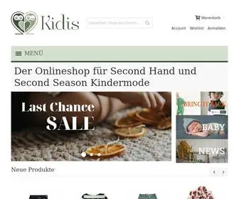 Kidis.ch(Kinderkleider Second Hand) Screenshot