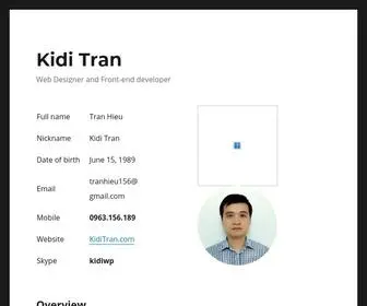 Kiditran.com(Kidi Tran) Screenshot