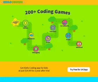 Kidlocoding.com(Play 200+ Coding games for kids online. Learn Programming for kids) Screenshot