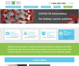 Kidneycancercanada.ca(Kidney Cancer Canada) Screenshot