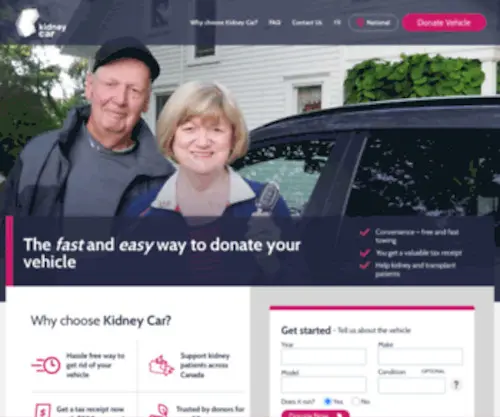 Kidneycar.ca(Kidneycar) Screenshot