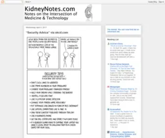 Kidneynotes.com(Kidney Notes) Screenshot