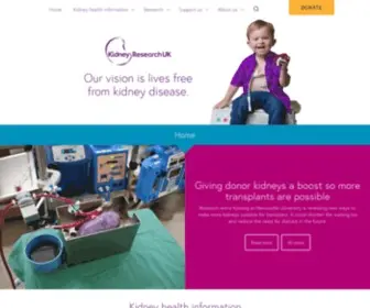 Kidneyresearchuk.org(Kidney Research UK) Screenshot