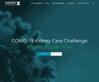 Kidneyx.org Screenshot