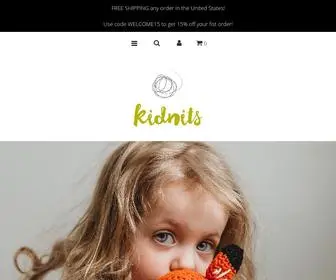 Kidnits.com(Knitted clothing and accessories for babies) Screenshot