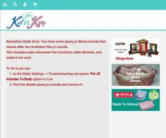 Kidnkitty.com(Online Shopping store for kids in pakistan) Screenshot