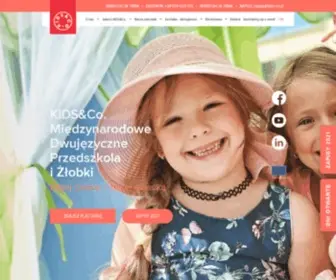 Kids-CO.pl(Kids&co. — dwujęzyczne przedszkola i żłobki niepubliczne) Screenshot