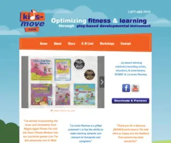 Kids-Move.com(Movement to music promoting physical fitness) Screenshot