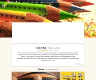 Kids-N-Fun.nl(Portal voor kids) Screenshot