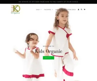 Kids-Organic.com(Kids Organic Children's Clothes) Screenshot