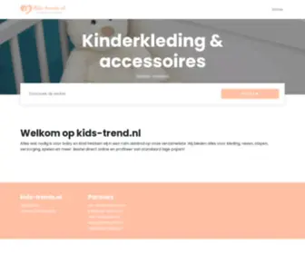 Kids-Trends.nl(De gaafste spullen voor baby's en kids) Screenshot