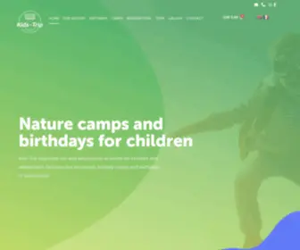 Kids-Trip.ch(Camps de vacances et anniversaire en Suisse Romande) Screenshot