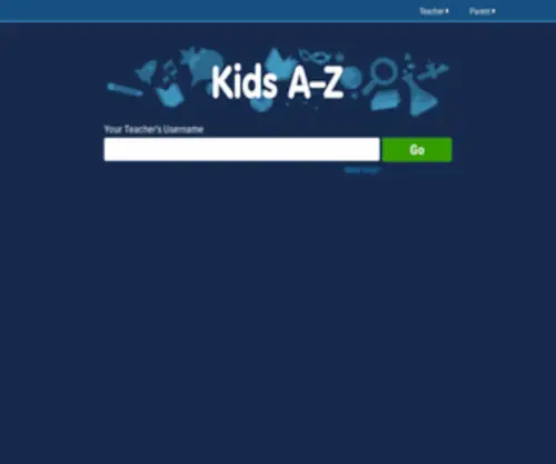 Kidsa-Z.com(Student Password) Screenshot