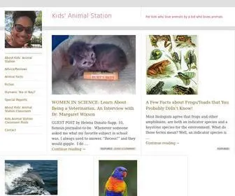 Kidsanimalstation.com(Kids' Animal Station) Screenshot