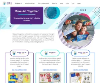 Kidsartbox.com(Kids Subscription Boxes) Screenshot