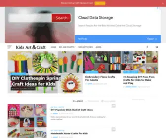 Kidsartncraft.com(Art & Craft for Kids) Screenshot
