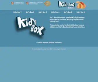 Kidsboxapps.es(Cambridge at home) Screenshot