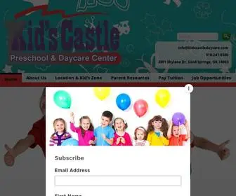 Kidscastledaycare.com(Kids Castle Daycare) Screenshot