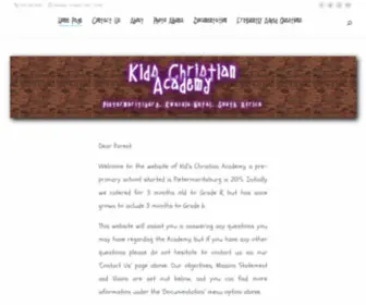 Kidschristianacademy.co.za(Pietermaritzburg, South Africa) Screenshot