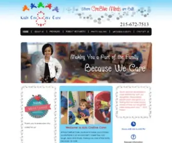 Kidscre8Ivecare.com(Warminster daycare centers) Screenshot