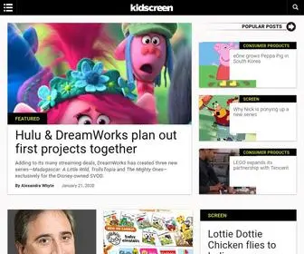 Kidscreen.com(Kidscreen) Screenshot