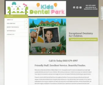 Kidsdentalpark.com(Bakersfield Dentist. Dr. Sam Hahn) Screenshot