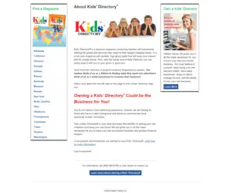 Kidsdirectory.com(The Hidden Values Kids' Directory®) Screenshot