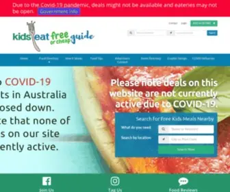 Kidseatfreeguide.com.au(Find Kids Eat Free deals Near Me) Screenshot