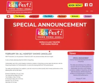 Kidsfest.com.hk(Kidsfest Hong Kong) Screenshot