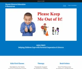 Kidsfirst.cc(Kids First Divorce Education) Screenshot