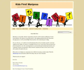 Kidsfirstmariposa.org(Kids First) Screenshot