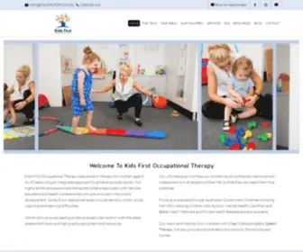 Kidsfirstot.com.au(Kids First Occupational Therapy) Screenshot