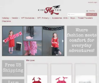 Kidsflytoo.com(Create an Ecommerce Website and Sell Online) Screenshot