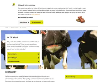 Kidsforanimals.nl(Op school) Screenshot