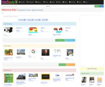 Kidsfunda.com(Welcome Kids) Screenshot