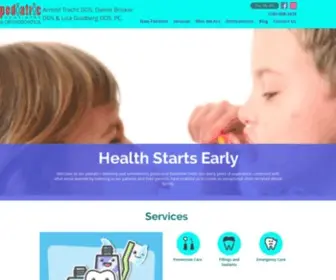 Kidsgrins.com(Pediatric Dentistry) Screenshot