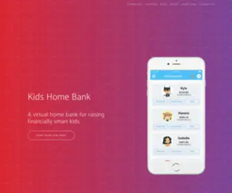 Kidshomebank.com(Kids Home Bank) Screenshot