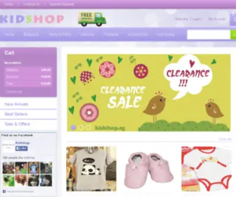 Kidshop.sg(KidShop-Shopping for your lovely kids) Screenshot