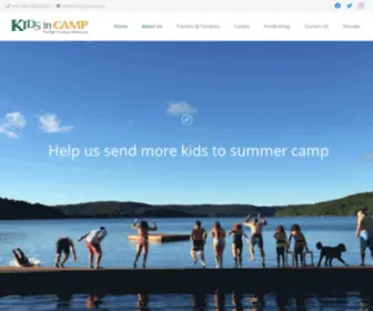 Kidsincamp.com(Kids in Camp) Screenshot