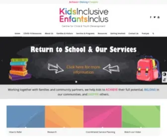 Kidsinclusive.ca(Home) Screenshot