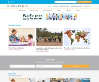 Kidsinperth.com(Kids in Perth) Screenshot