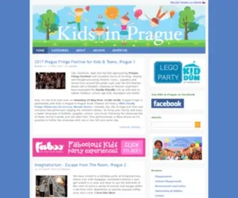 Kidsinprague.com(Kids in Prague) Screenshot