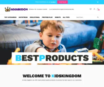 Kidskingdom.org(Gift your child a happy childhood) Screenshot