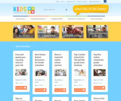 Kidslearninglab.com(Kids Learning Lab) Screenshot