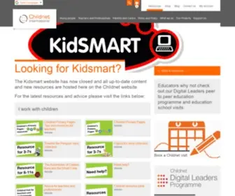 Kidsmart.org.uk(Childnet) Screenshot
