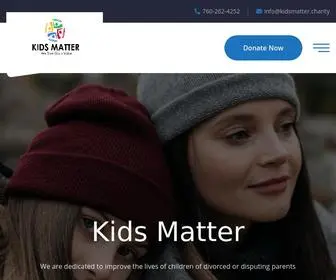 Kidsmatter.charity(Giving the children of divorced parents a voice in the family court system) Screenshot