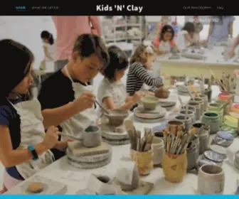 Kidsnclay.com(Kids N Clay) Screenshot