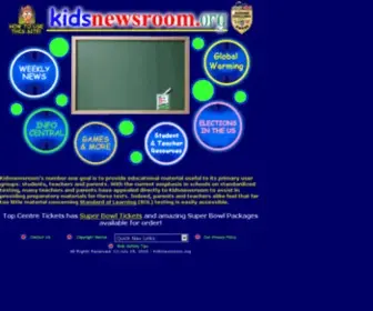 Kidsnewsroom.org(Providing children with a safe) Screenshot