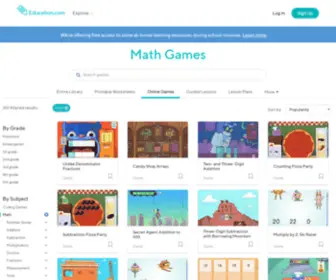 Kidsnumbers.com(Free Math Games For Kids) Screenshot
