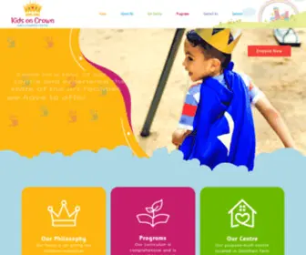 Kidsoncrown.com.au(Early Learning Centre) Screenshot